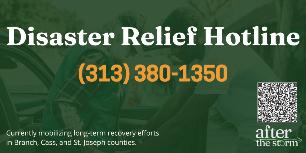 Disaster Relief Hotline 313-380-1350